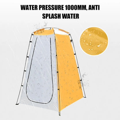 Portable Camping Shower Tent Waterproof Anti-UV Shower Bathing Tent Changing Fitting Room Beach Privacy Toilet Shelter Tent