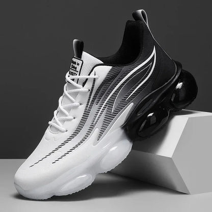 Men's Breathable Running Shoes Shock Absorption Fashionable Sporty Casual Dad Trendy Shoes Summer New Arrival PU Insole Rubber O