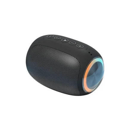 Small Stereo HIFI Bluetooth Speaker with RGB Colorful LED Light Home Desktop Subwoofer TWS Outdoor Portable Party Box Speakers