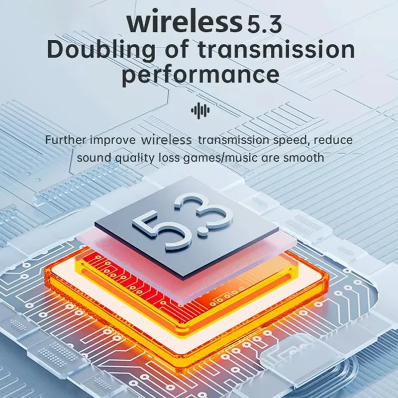 CX11-Clip-on sports headphones, stylish and comfortable over-ear headphones, bass-enhancing wireless earplugs OWS headphones
