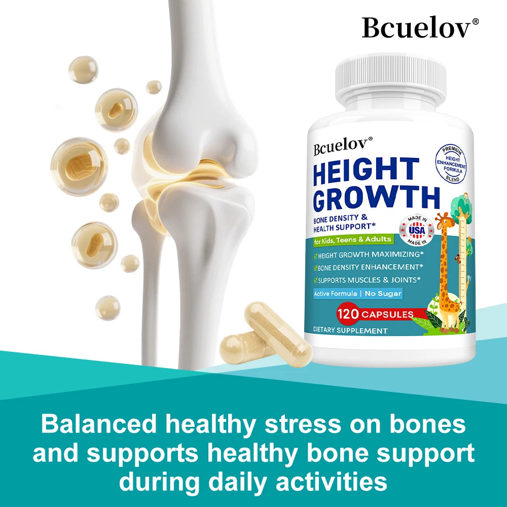 Bone Growth & Physical Development Capsules, Support Bone Development & Calcium Absorption, Improve Skeletal Condition