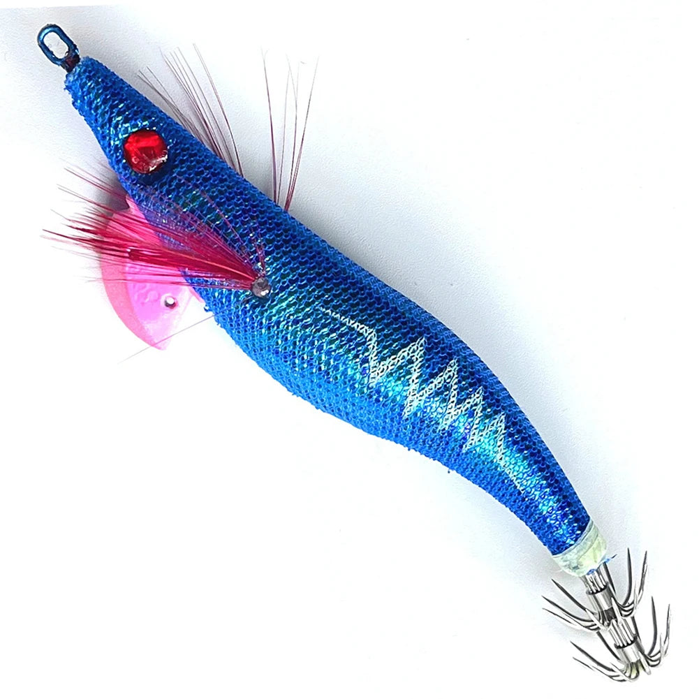 Luminous Swimbait Glow in Dark Crankbait Simulation Squid Jig Hook Bait Lifelike Plastic for Octopus Cuttlefish Fishing Tackle