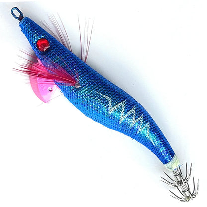 Luminous Swimbait Glow in Dark Crankbait Simulation Squid Jig Hook Bait Lifelike Plastic for Octopus Cuttlefish Fishing Tackle