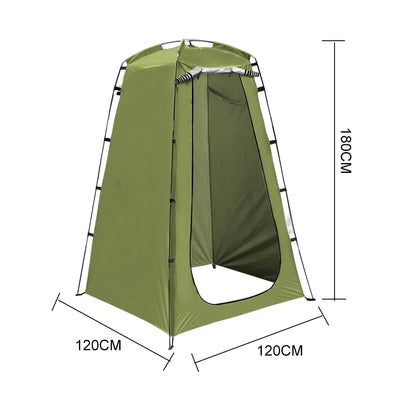Portable Camping Shower Tent Waterproof Anti-UV Shower Bathing Tent Changing Fitting Room Beach Privacy Toilet Shelter Tent