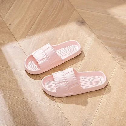 2025 Summer Women Slippers Bath Thick Platform Non-Slip Home Cat Cartoon Flip Flops Beach Sandals Ladies Slides Indoor Outdoor