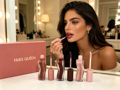 Moisturizing Lip Gloss Set 3 Colors Hydrating Lip Tint for Western Makeup