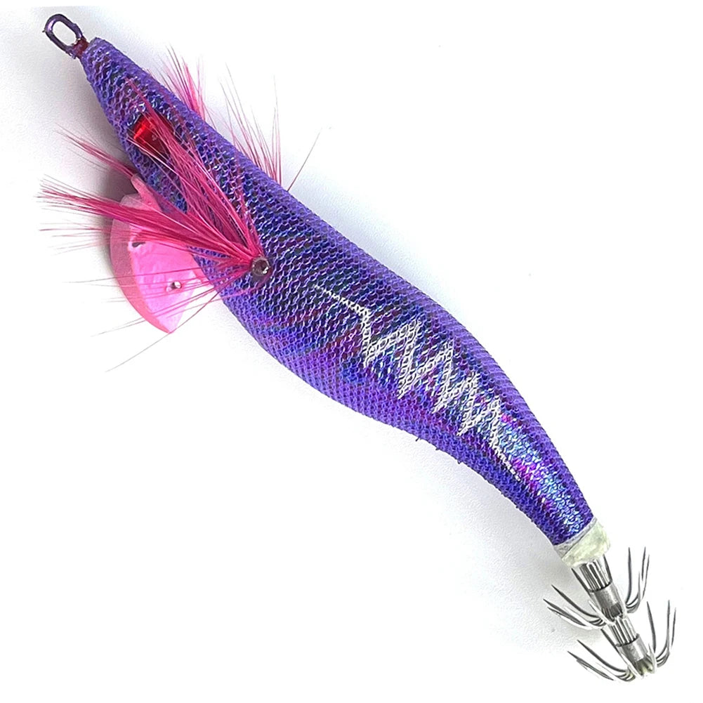 Luminous Swimbait Glow in Dark Crankbait Simulation Squid Jig Hook Bait Lifelike Plastic for Octopus Cuttlefish Fishing Tackle
