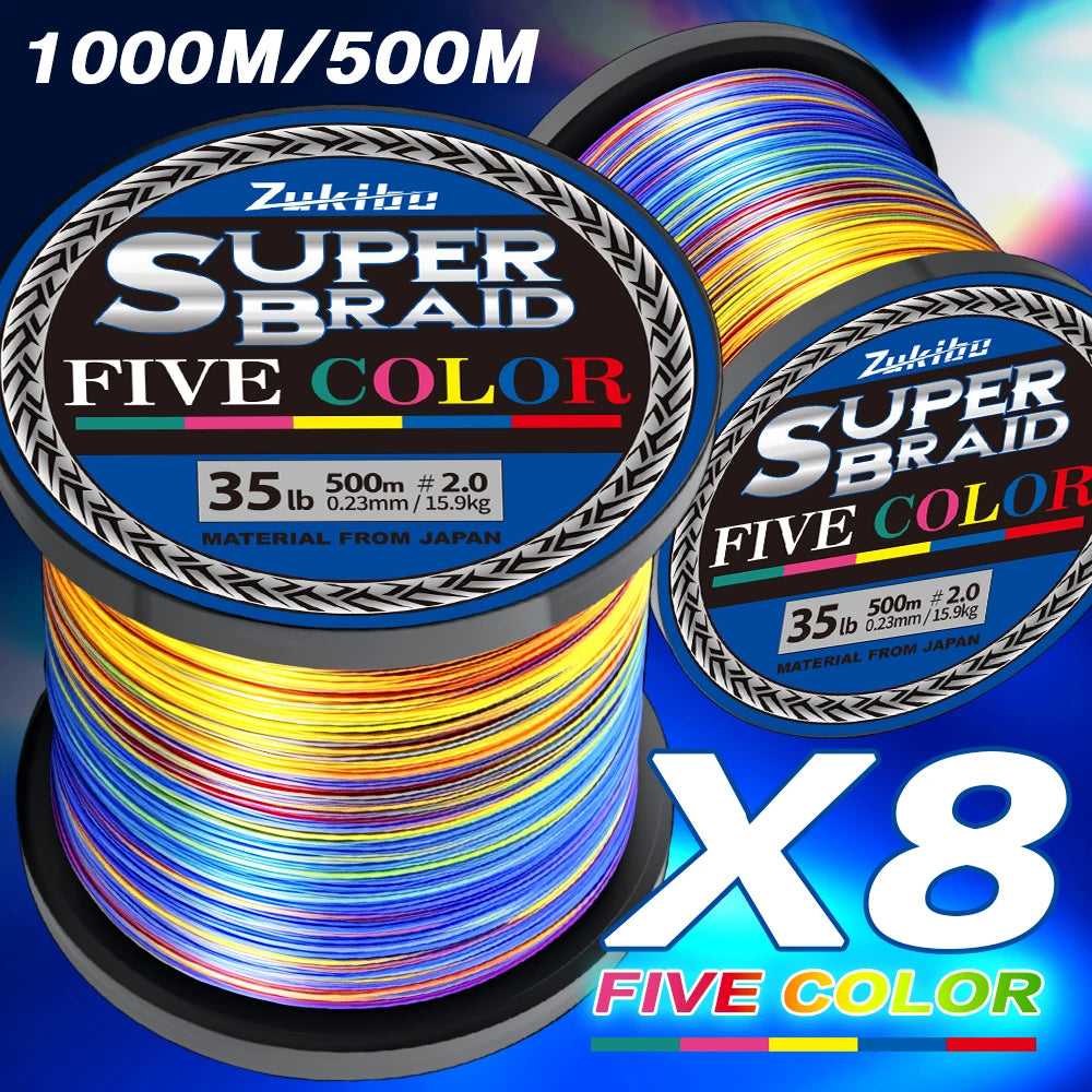 Upgrade 8 Strand Braided PE Fishing Line 100% Japan Material 16-85LB 300M 1000M Smooth Multifilament Line Saltwater Carp Bass