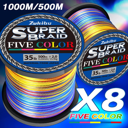 Upgrade 8 Strand Braided PE Fishing Line 100% Japan Material 16-85LB 300M 1000M Smooth Multifilament Line Saltwater Carp Bass