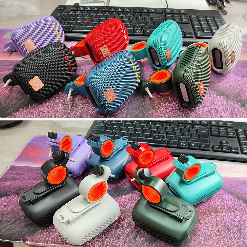 Bicycle Riding Speaker Type-C USB Rechargeable Bluetooth-compatible for Scooter Motorcycle Waterproof Handlebar Speaker