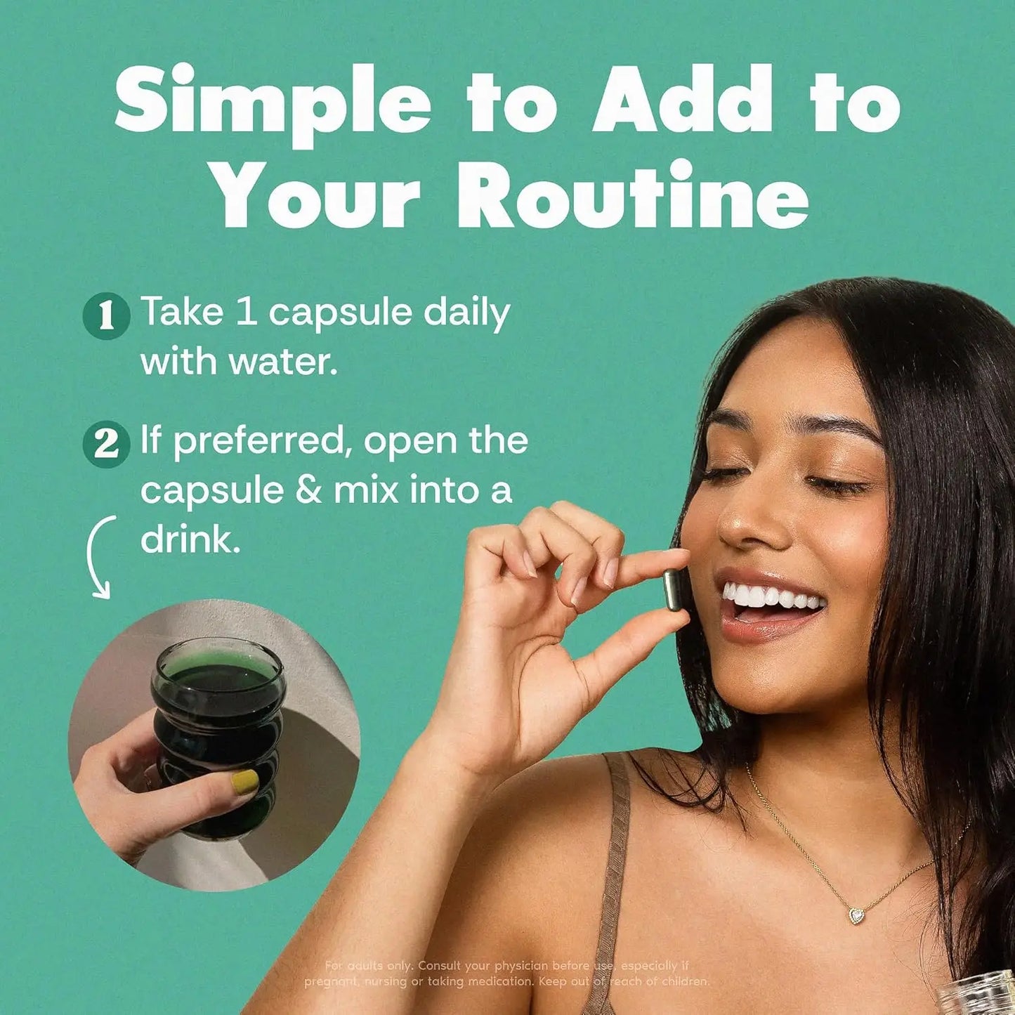 Her Fantasy Box | Body Magic | Chlorophyll Capsule - 30 Vegan Capsules for Detox, Digestion, Gut Health - Natural Energy Booster
