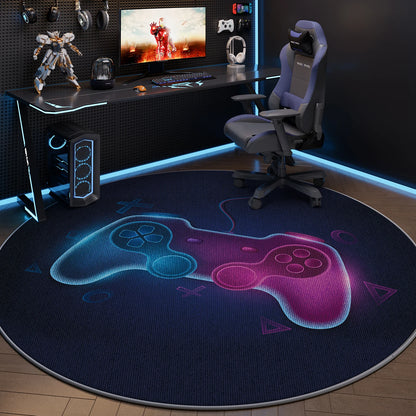 VIKAMA Computer Chair Floor Mat, Gaming Room Swivel Chair, Silent Pad, Office Chair, Washable Carpet, Home Decoration