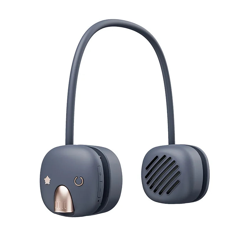 Neck hanging wireless bluetooth speaker with light usb mini portable neck hanging subwoofer outdoor sports retro audio