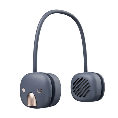 Neck hanging wireless bluetooth speaker with light usb mini portable neck hanging subwoofer outdoor sports retro audio
