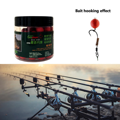 80pcs 12mm Fishy Flavor Pop-Up Carp Bait Balls | Made with Plant & Animal Proteins | Perfect for Large Carp & Catfish Fishing