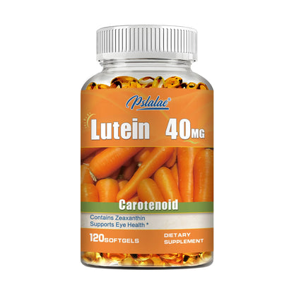 Lutein 40mg - with Zeaxanthin - Supports Healthy Vision, Blue Light Protection, Relieves Eye Fatigue and Dryness - 120 Capsules