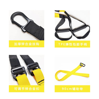 New Fitness Suspension Hanging Training Fitness Strength P3 Hanging Trainer Adjustable Yoga Belt Wall Mounted Sports Belt Yoga
